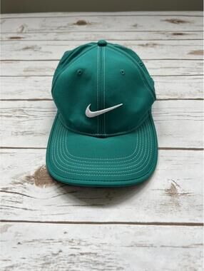 Nike Preloved Teal Baseball Cap with White Swoosh Logo